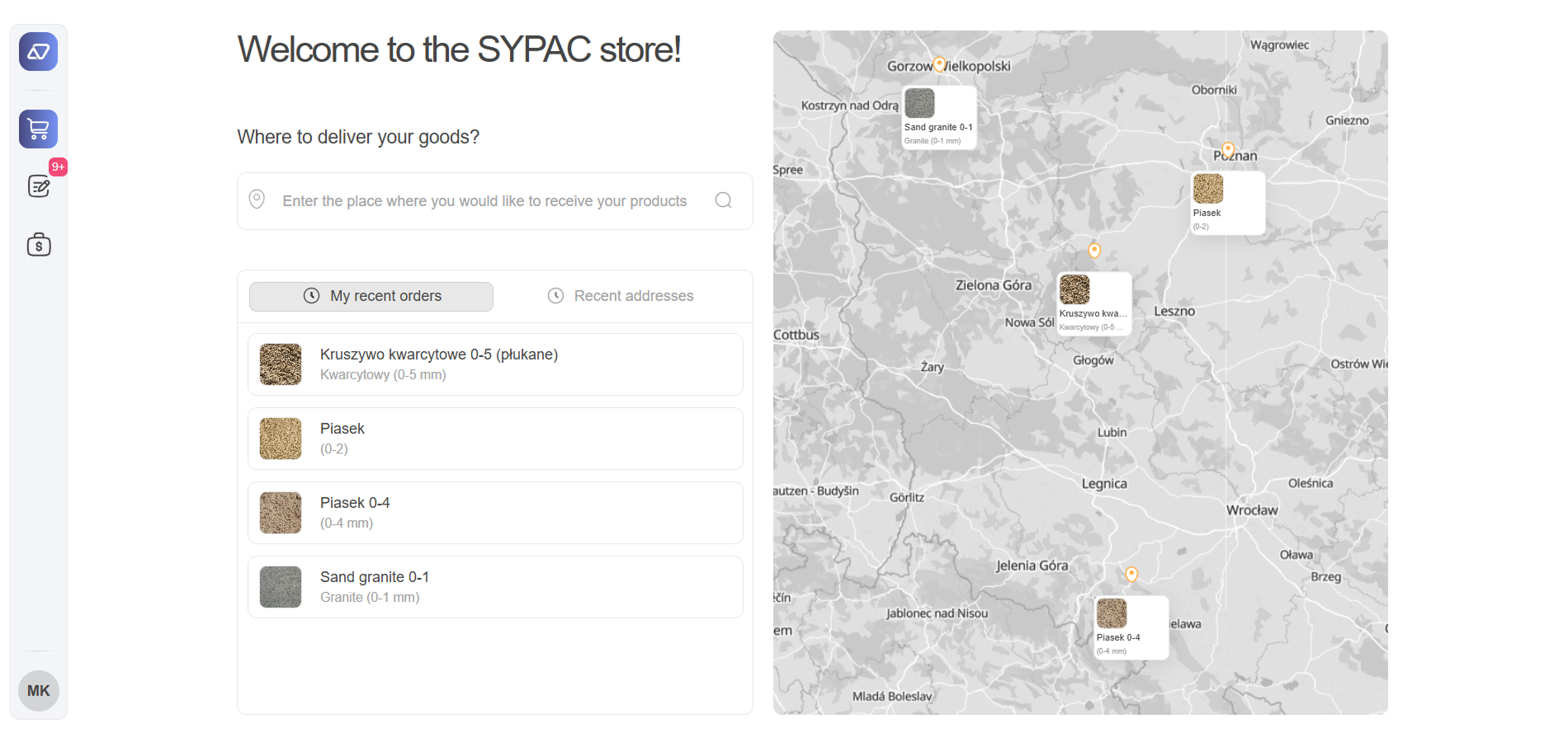 Find the products you need — illustration (step 1)